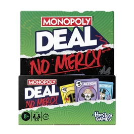 Monopoly Deal No Mercy Pas de quartier Jeu de cartes dès 8 ans 2 à 5 joueurs 15 min Hasbro
