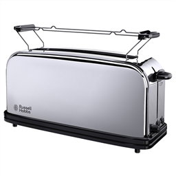 Russell Hobbs Tostador 23510-56 - Tostador à fente allongée avec fonction pain surgelé et panier à miettes amovible