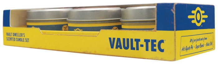 FaNaTtik Fallout pack 3 bougies Vault Dweller's 6 cm