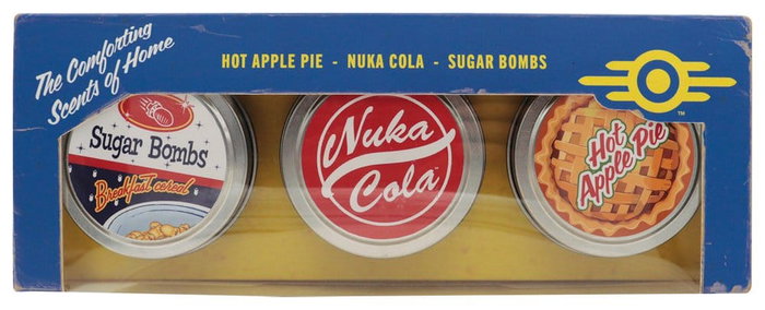 FaNaTtik Fallout pack 3 bougies Vault Dweller's 6 cm