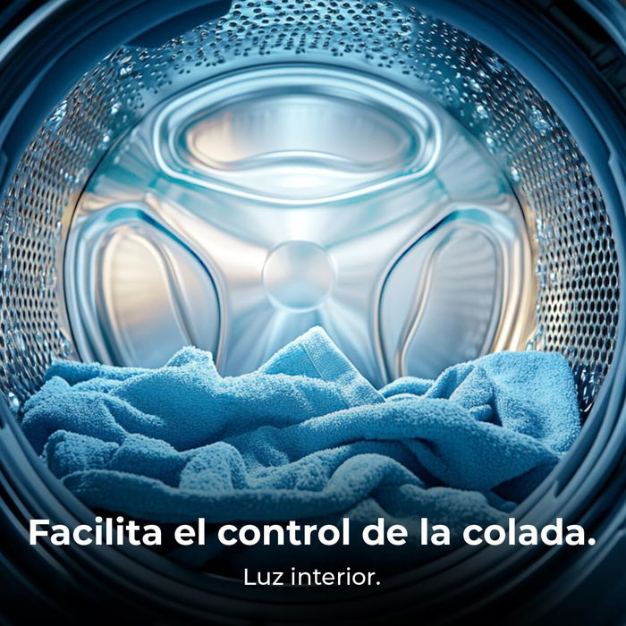 Machine à laver Cecotec 10950 Autodose Inverter 3D Titanium A 1400 rpm 10 kg