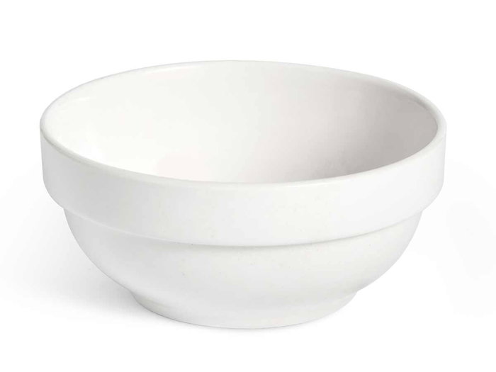 Vessia Set de 6 Bols en Porcelaine Blanche pour Apéritif 9 cm - Capacité 200 ml, 30x20x4.5 cm (Set de 12)