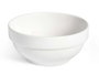 Vessia Set de 6 Bols en Porcelaine Blanche pour Apéritif 9 cm - Capacité 200 ml, 30x20x4.5 cm (Set de 12)