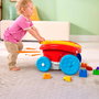 Mega Bloks Fisher-Price - Wagón Para Recoger Bloques JFR30 - Jouet de Construction avec Wagon Rouge et 20 Blocs Géants - À Tirer et Pousser - Pour Enfants de 12 Mois et Plus