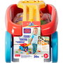 Mega Bloks Fisher-Price - Wagón Para Recoger Bloques JFR30 - Jouet de Construction avec Wagon Rouge et 20 Blocs Géants - À Tirer et Pousser - Pour Enfants de 12 Mois et Plus