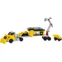 Klein Jouet de Construction Camion à Monter 4 en 1 Caterpillar Jaune et Noir - Jeu d'Outils avec Tournevis pour Enfants Dès 3 Ans