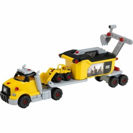 Klein Camion à monter 4 en 1 Caterpillar - Jaune et noir