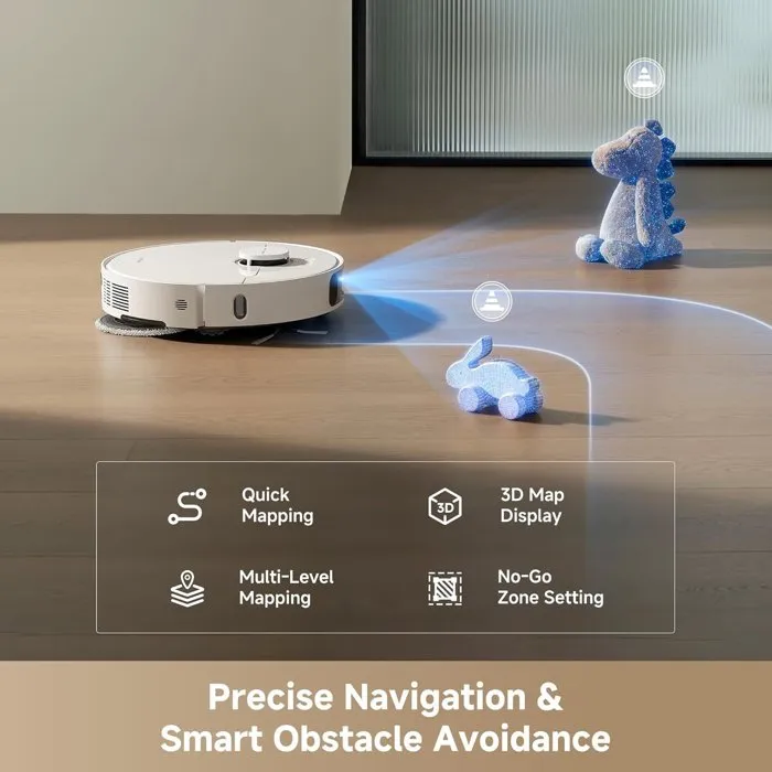 Dreame D30 Ultra White Aspirateur Robot Laveur