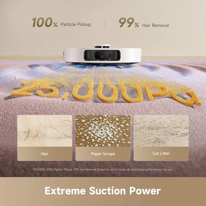 Dreame D30 Ultra White Aspirateur Robot Laveur