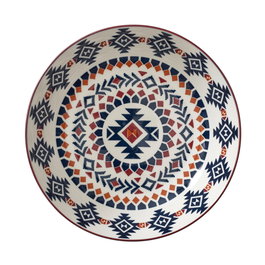 Home Deco Factory Plat hondo Mirage en porcelaine 20 cm