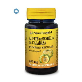 NATURE ESSENTIAL Huile de graines de courge 500 mg, 50 perles