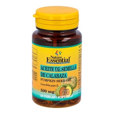 NATURE ESSENTIAL Huile de graines de courge 500 mg, 50 perles