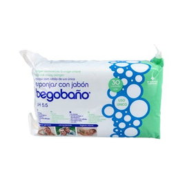 BEGOBAÑO Éponges Savonneuses, 30 unités