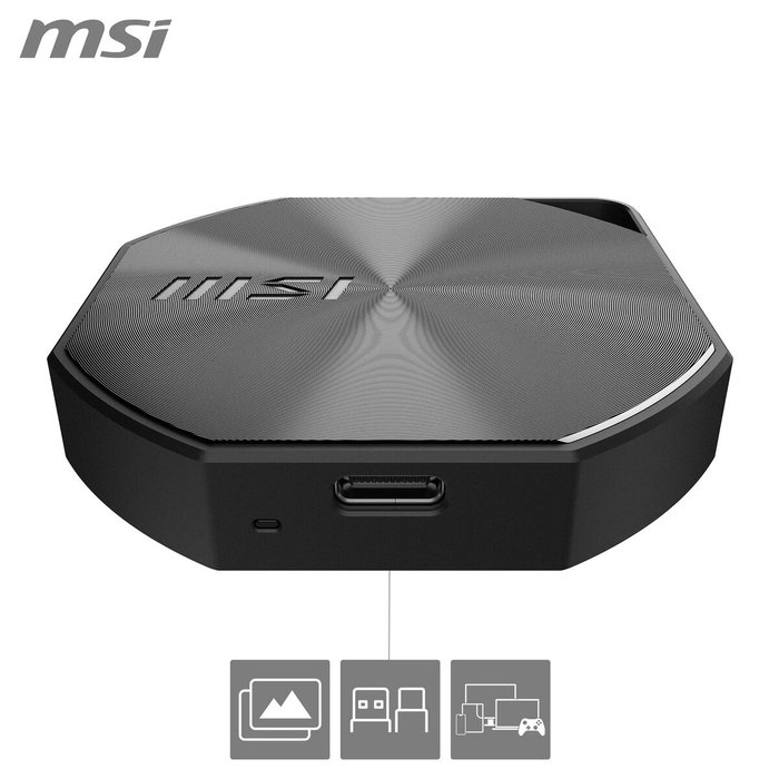 Disque Dur Externe MSI DATAMAG Noir 1 TB SSD