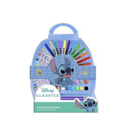 Cerdá Set de Papeterie à Colorier Stitch 50 Pièces - Enfants 2 à 8 Ans