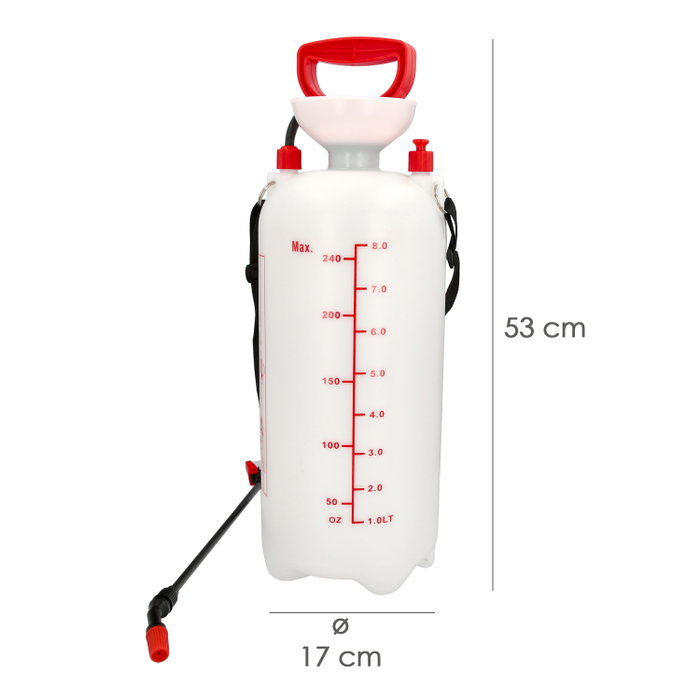 WOLFPACK LINEA PROFESIONAL Sulfatadora Manuelle 8 Litres Pression Prévia