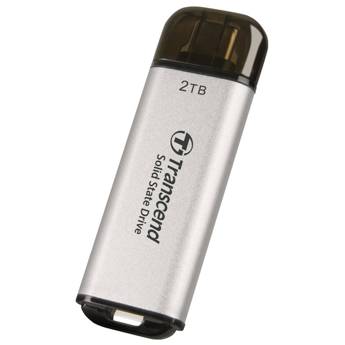 Transcend SSD ESD300S 2 To USB-C Silver