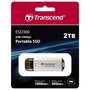Transcend SSD ESD300S 2 To USB-C Silver