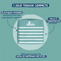 Dodie Trousse de soin Les essentiels bleu