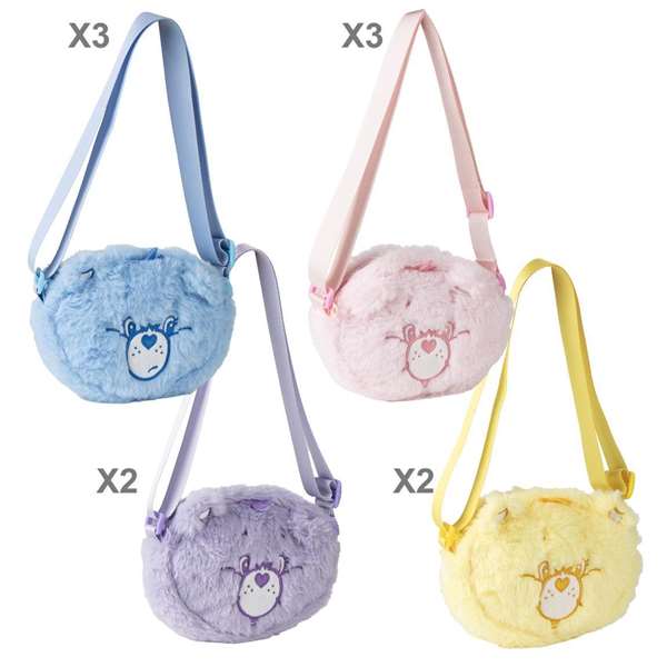 Care Bears Sac à main peluche pour enfant T.Unica - Purple