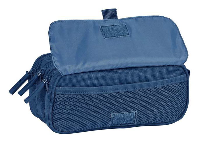 Safta Portatodo Triple Big Basic Marino 21,5x10x8cm - Organisateur triple pour enfants - 3 ans - Bleu marine Safta Portatodo Triple Big Basic Marino 21,5x10x8cm - Organisateur triple pour enfants - 3 ans - Bleu marine