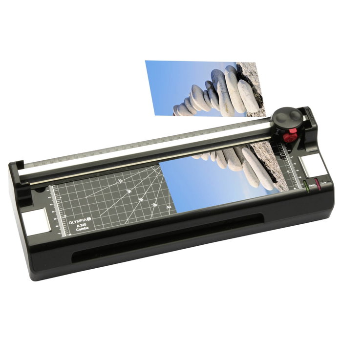 Olympia A 240 DIN A4 Plastificatrice & Cizalla Noir Olympia A 240 DIN A4 Plastificatrice & Cizalla Noir
