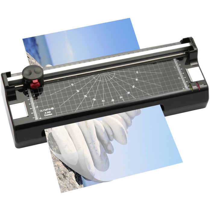Olympia A 240 DIN A4 Plastificatrice & Cizalla Noir Olympia A 240 DIN A4 Plastificatrice & Cizalla Noir