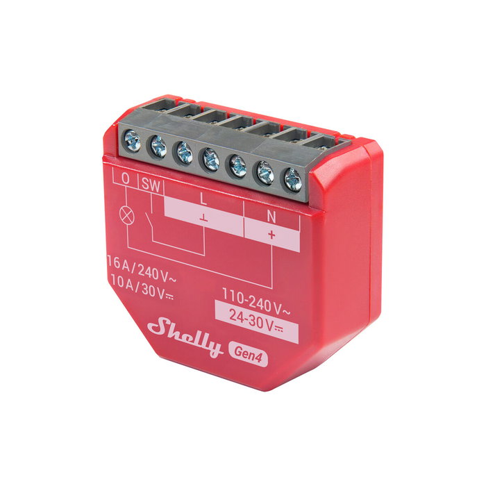 Shelly SHELLY 1PM GEN4 Pack de 4 Prises Intelligentes Wi-Fi 230 V 16 A