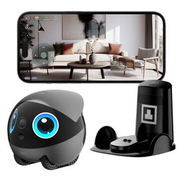Enabot EBO Air 2 Plus Robot Compagnon Caméra 3K Gris