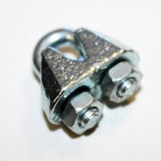 Sujet-câbles droit galvanisé DIN 741 3 mm
