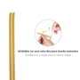WOLFPACK LINEA PROFESIONAL Joint élastique en forme de E, 6 m x 9 mm, Blanc