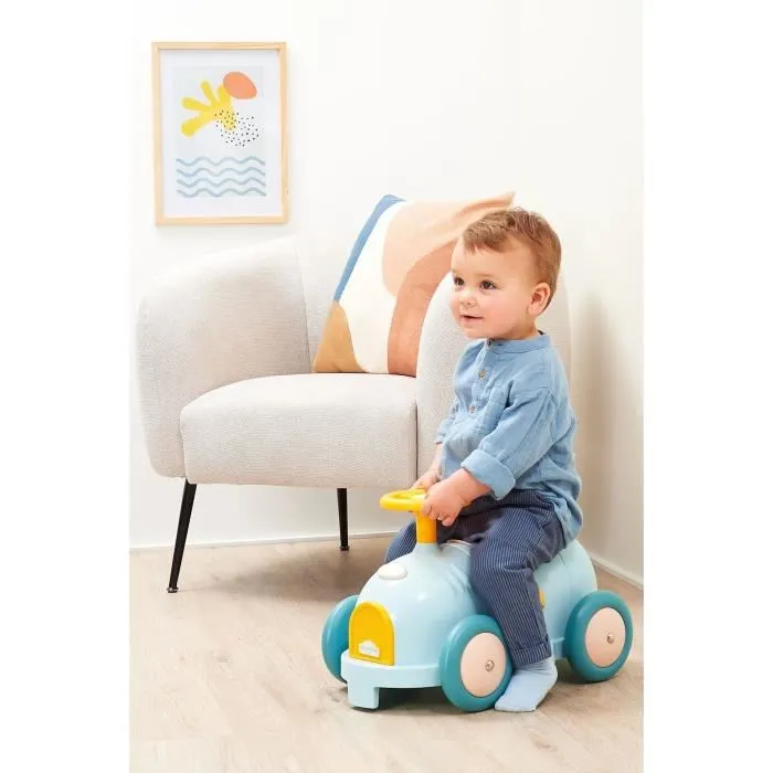 Ecoiffier 7951 BB Abrick Porteur Bolide Enfant, Jouet d'Équilibre et de Motricité, Couleurs Pastels, Fabriqué en France