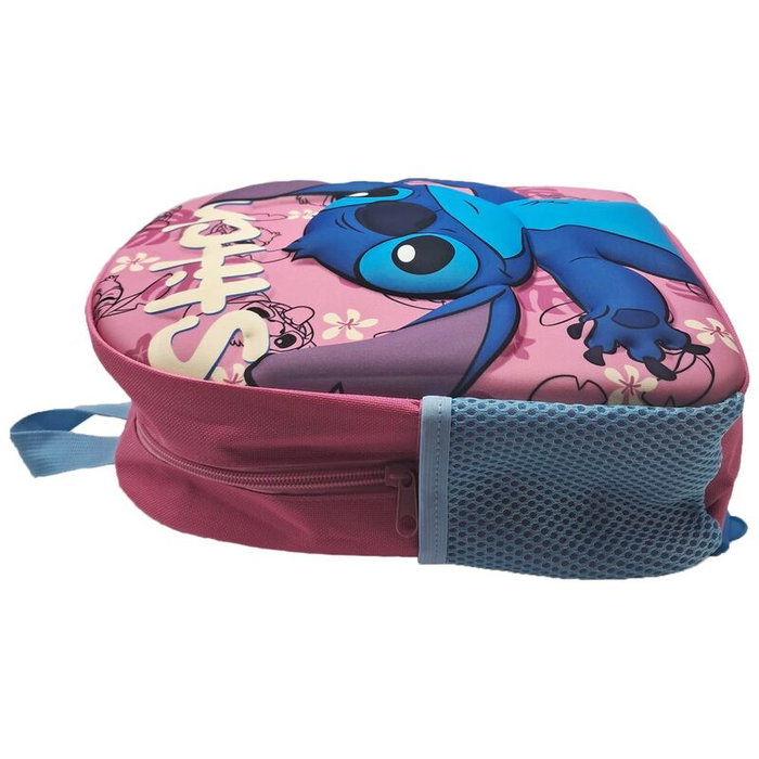 DISNEY Sac à dos Stitch 3D - Mochila pour enfant avec motif Stitch - Dimensions: 30x26x10 cm