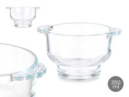 Pasabahce Bol Soupy avec anses 275 ml Verre Transparent 14x7.5x11 cm (Set de 24)
