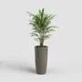 Artevasi Santorini SWS 65 BR - Pot de fleurs Taupe Ø33 x H65 cm 43 L - Plastique Intérieur/Extérieur