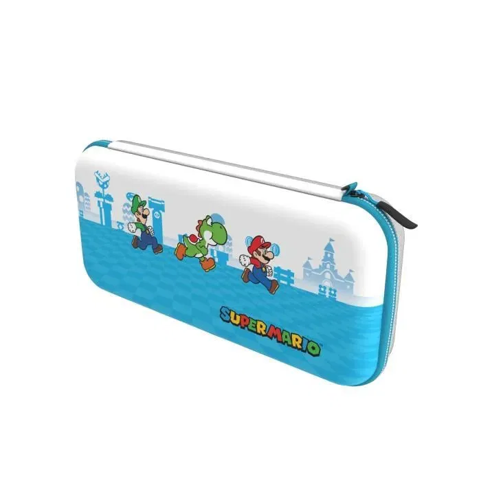 PDP Sacoche de transport Mario Escape pour Nintendo Switch, Nintendo Switch Lite et Nintendo Switch OLED - Bleu
