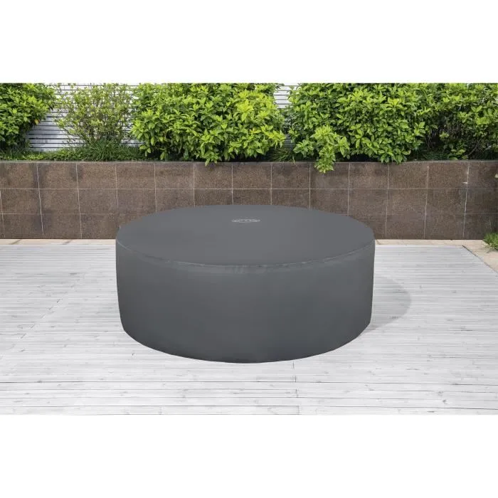Bestway - Couverture thermique EnergySense pour spa rond 216 x 80 cm, isolation double épaisseur, économique en énergie, matériau imperméable DuraPlus