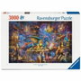 Ravensburger Puzzle 3000 pièces La bibliothèque des savoirs enchantés