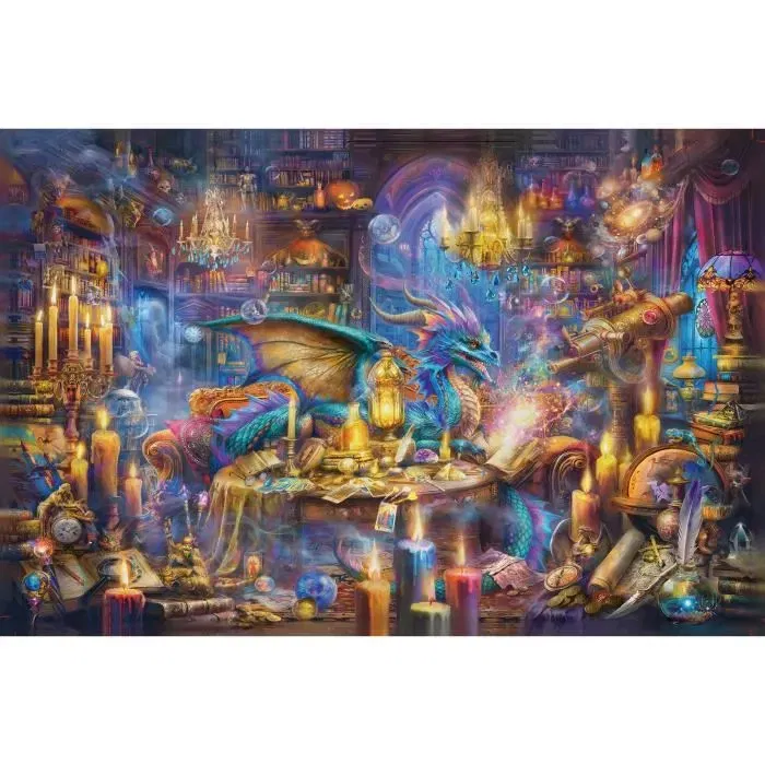 Ravensburger - Puzzle 3000 pièces - La Bibliothèque des Savoirs Enchantés - Pour adultes et passionnés Ravensburger - Puzzle 3000 pièces - La Bibliothèque des Savoirs Enchantés - Pour adultes et passionnés