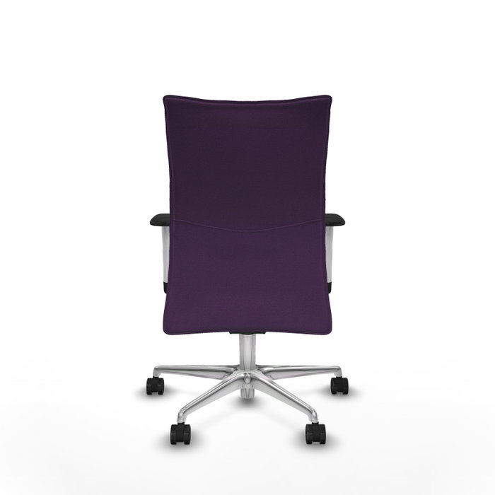 Piqueras Y Crespo Silla Albacete Morado avec mécanisme Sincro et base aluminium