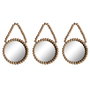 Ensemble de miroirs Home ESPRIT Naturel Scandi 15 x 1 x 24 cm (3 Pièces)