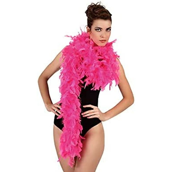 BigBuy Carnival Boa Fuchsia Années 20 BigBuy Carnival Boa Fuchsia Années 20