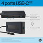 HP Concentrateur USB-C Portable avec Support Vidéo 4K - Hub USB-C Polyvalent