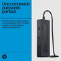 HP Concentrateur USB-C Portable avec Support Vidéo 4K - Hub USB-C Polyvalent