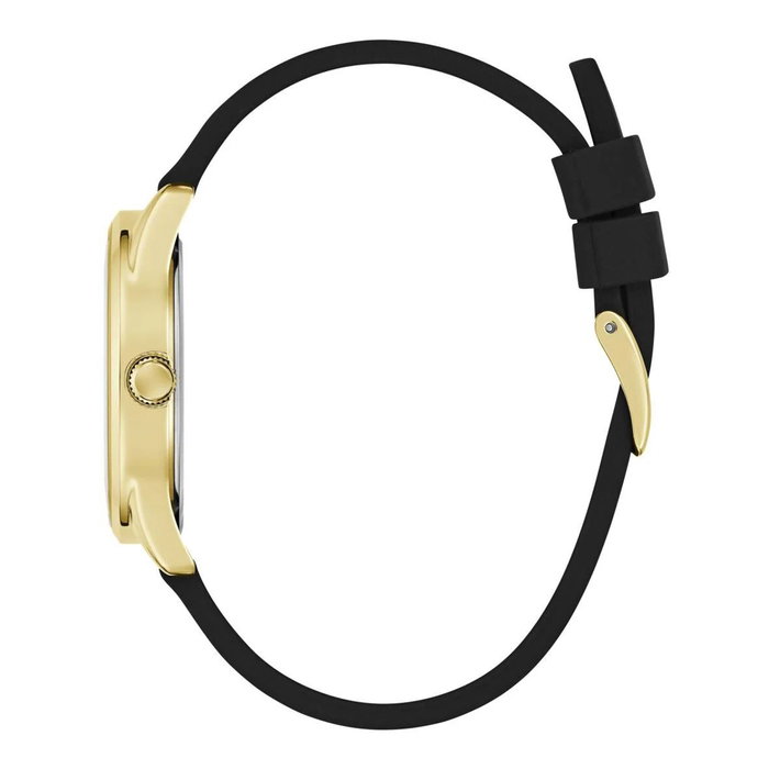 Guess GW0755L3 avec boîtier doré et bracelet noir