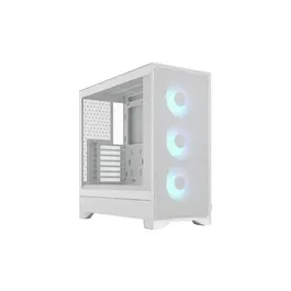 Fractal Design FD-C-POA2A-04 Pop 2 Air TG RGB - Boîtier PC ATX - 3 Ventilateurs Blanc - Maille avant et supérieure - 416 mm GPU - Refroidissement Haute Performance