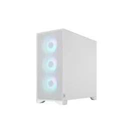 Fractal Design FD-C-POA2A-04 Pop 2 Air TG RGB - Boîtier PC ATX - 3 Ventilateurs Blanc - Maille avant et supérieure - 416 mm GPU - Refroidissement Haute Performance