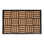 Edm Tapis de sol Panamá, modèles assortis marron et noir, 60 x 40 cm