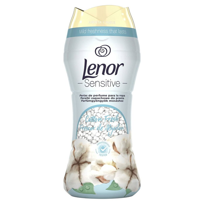 Lenor UNSTOPPABLES Perles d'assouplissant parfumées Coton frais 195 g