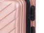 Arte Regal Valise Cabine Rose ABS avec Motif Écailles 38x57x23 cm